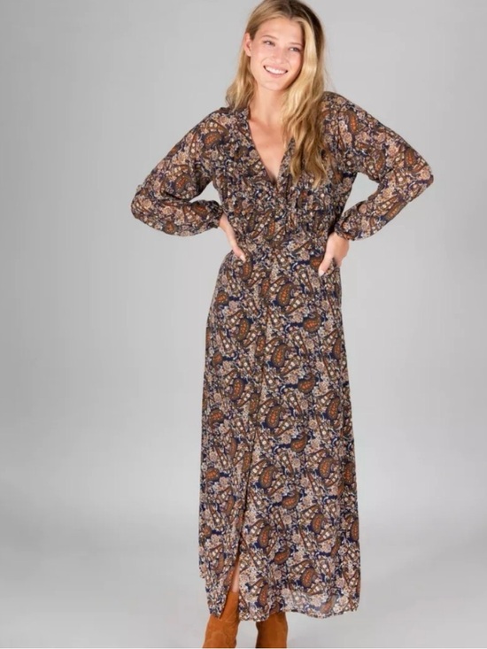 NATURAL LIFE Dresses & Skirts - NWT Natural Life Jenny Paisley Chiffon Maxi Dress medium